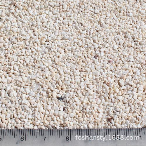 批发 全型号彩砂 淡米黄色,奶黄色,浅黄色彩色沙子砾石