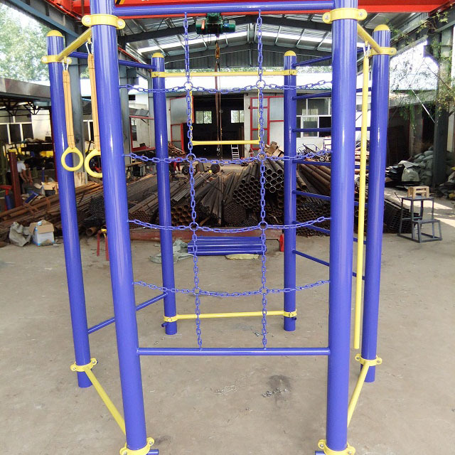 户外健身器材六位组合训练器攀登架社区公园广场体育运动路径