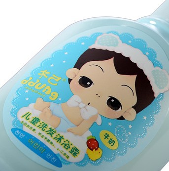 冬己(ddung)儿童洗发水沐浴露 牛奶味300ml 婴儿洗发沐浴二合一
