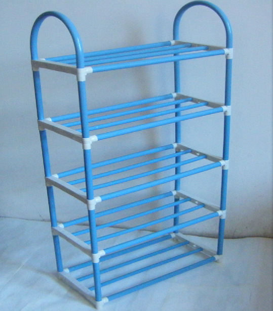 工厂直销五层简易塑料鞋架组合5层鞋架魔术收纳架10元店货源热销