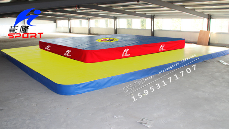 比赛散打擂台,标准尺寸,缩进式钢架结构,训练散打搏击擂台