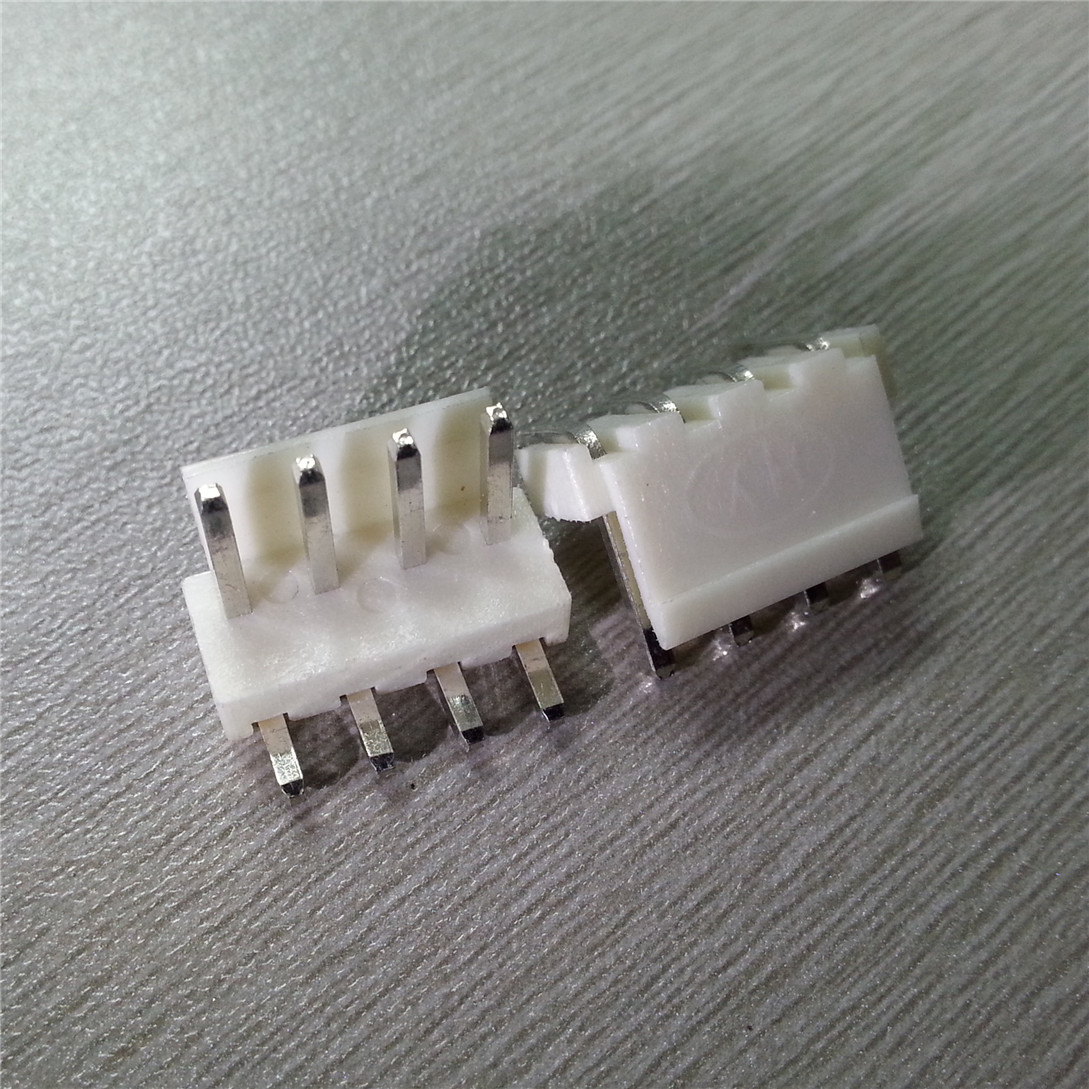 96mm4p针座 vh弯脚式4pin插针式 vh线对板 90度直弯针座-阿里巴巴