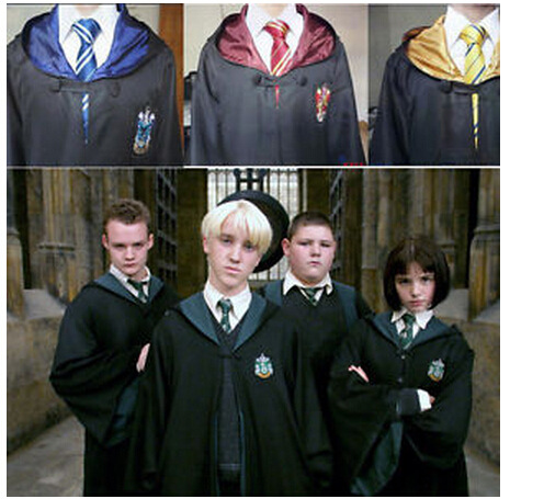 批发 哈利波特魔法袍 哈利披风 格兰芬多cos 服装 校服 四个学院
