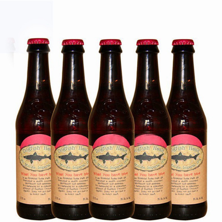 整箱 美国dogfish head角头鲨90分钟ipa啤酒355ml*24瓶 精酿啤酒