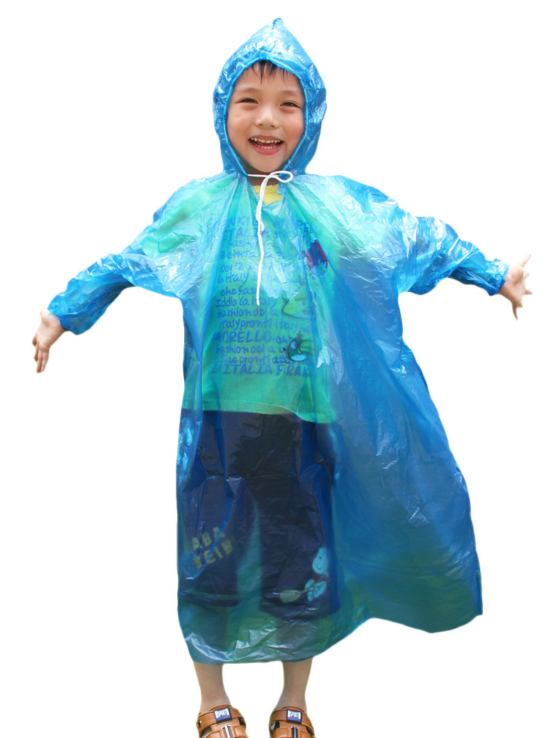 儿童一次性雨衣批发 连体雨衣 游乐场雨衣批发 旅游雨衣儿童