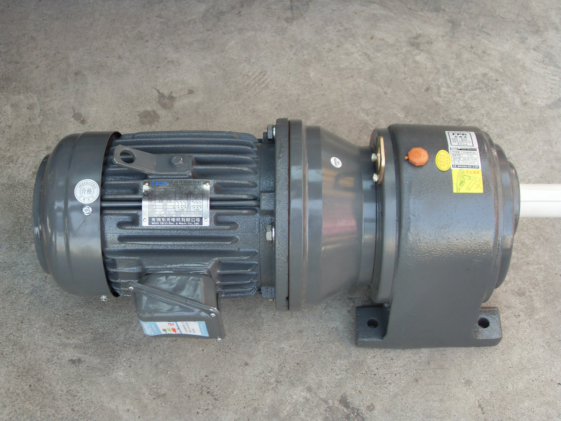 东元减速马达图片