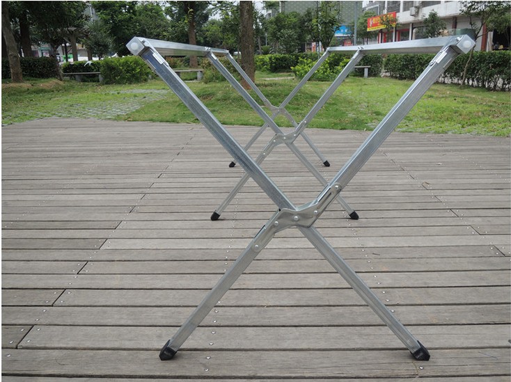地摊货架促销 摆摊服装架可伸缩调节 服装架地摊折叠货架批发
