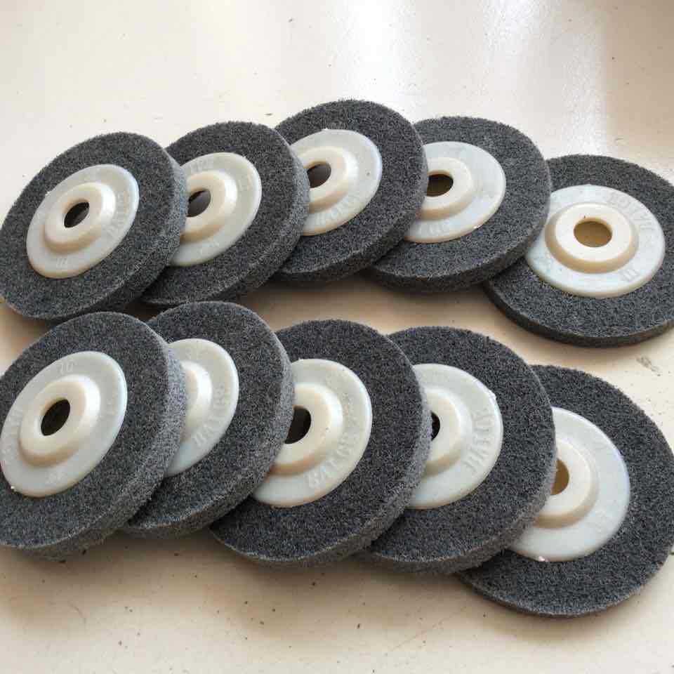 不锈钢100抛光拉丝尼龙轮白鸽牌