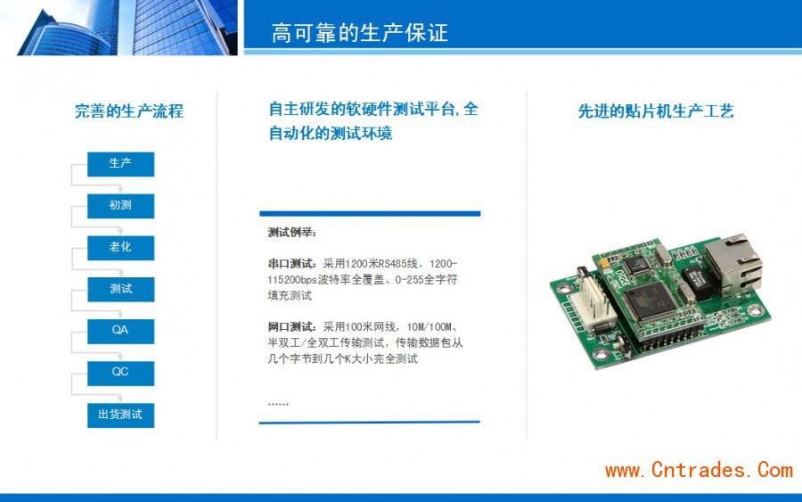 高可靠的生产保证
