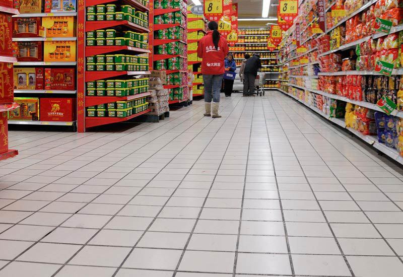 佛山瓷砖超市地面砖 200*200 亚光砖 商场地砖瓷砖耐磨抗压