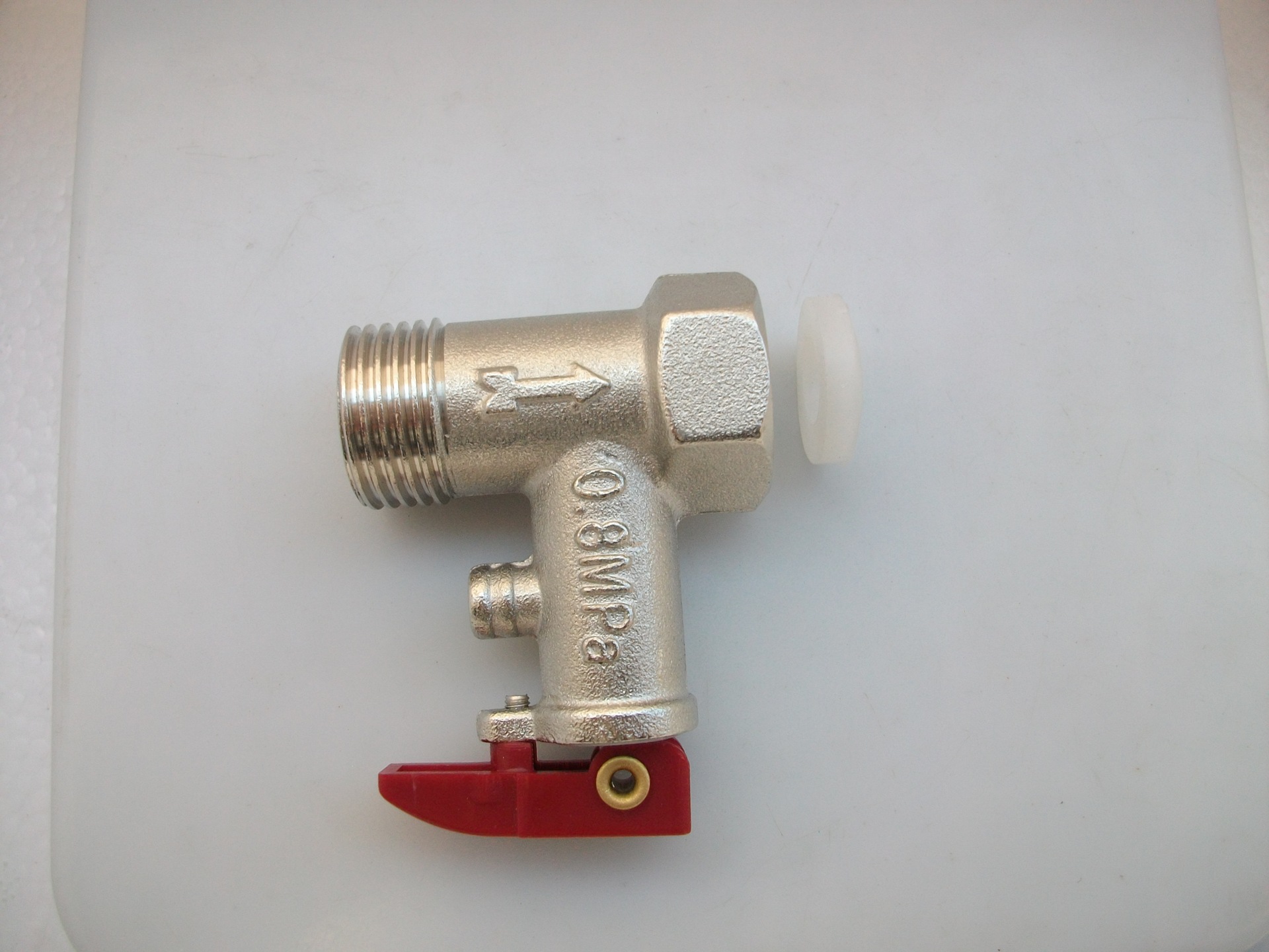 全铜电热水器混水阀明装开关冷热混合u型出水龙头淋浴器通用配件