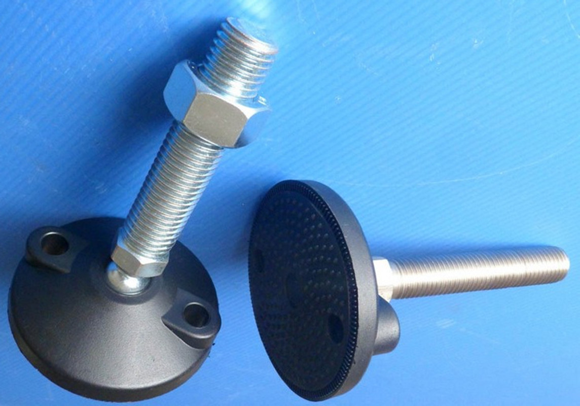 60mm-m8x80万向地脚 可调地脚 尼龙地脚杯 厂家现货直销