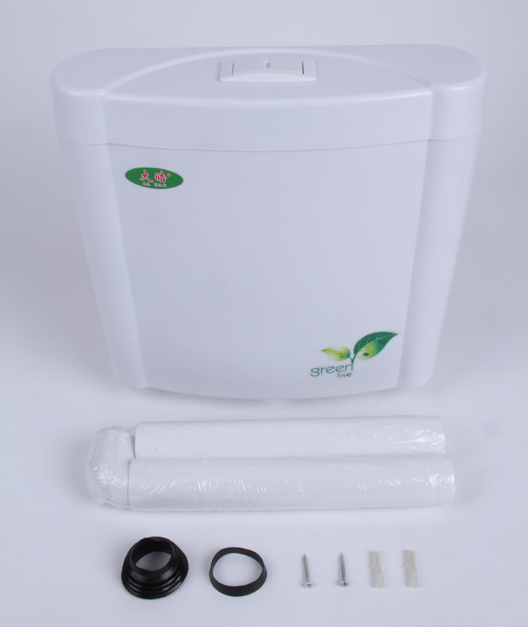 厂家批发 超薄平板按节能水箱 厕所蹲便器冲水 抽水箱 环保水箱