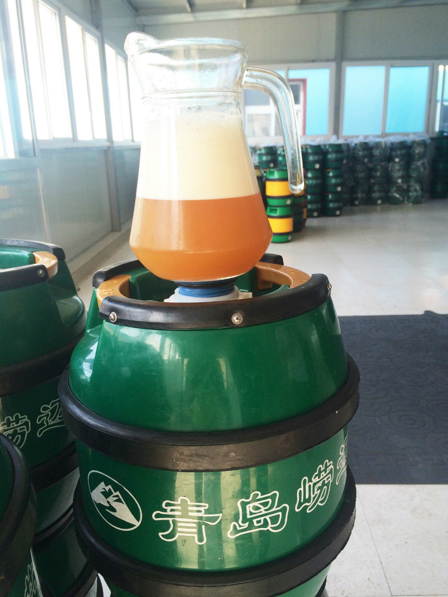 青岛崂迈原浆啤酒 5l桶装 低温冷藏 无防腐无添加 现货批.