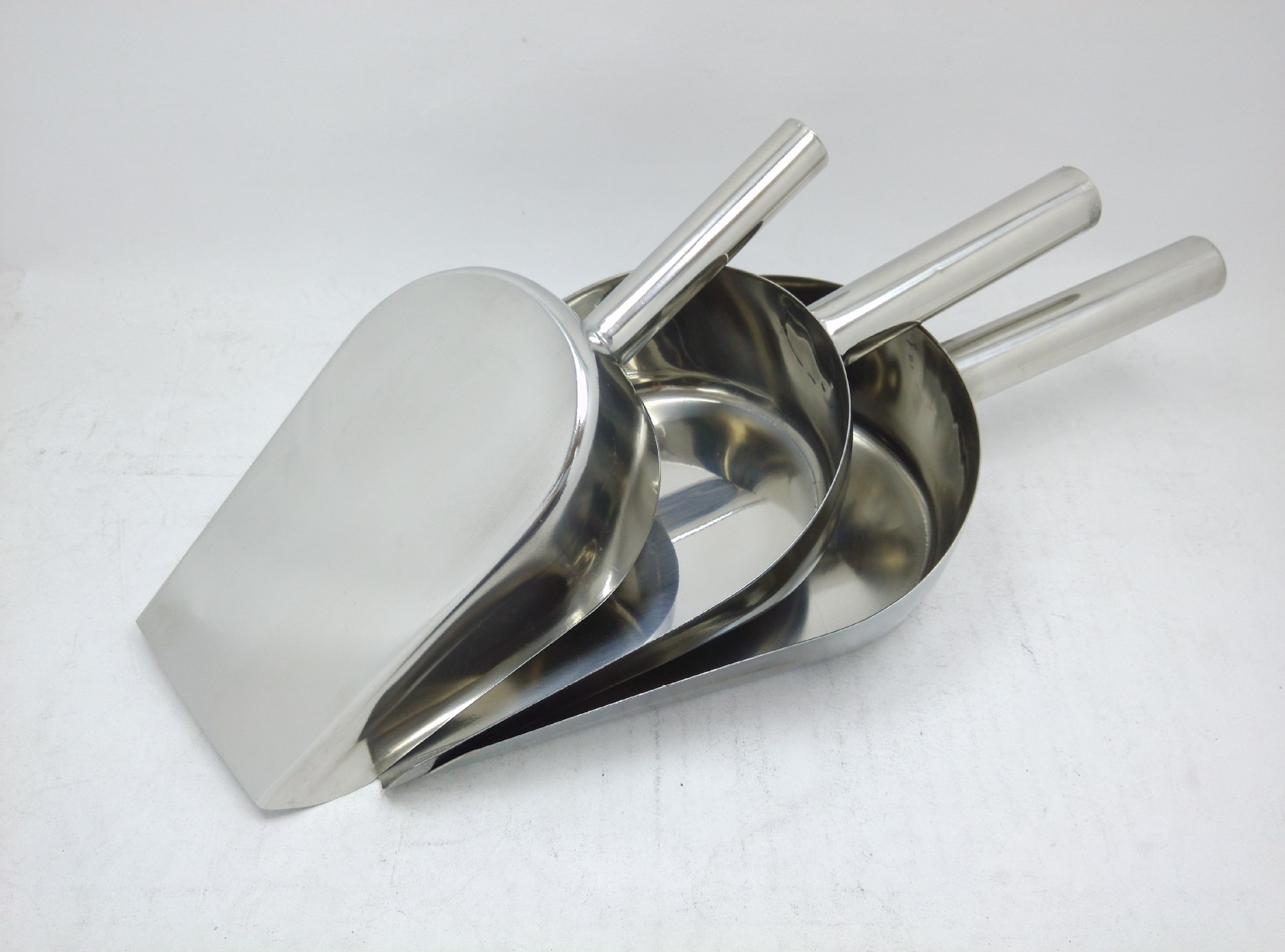 无磁不锈钢冰铲制冰机面粉铲谷物铲冰块铲薯条铲子茶叶多用铲