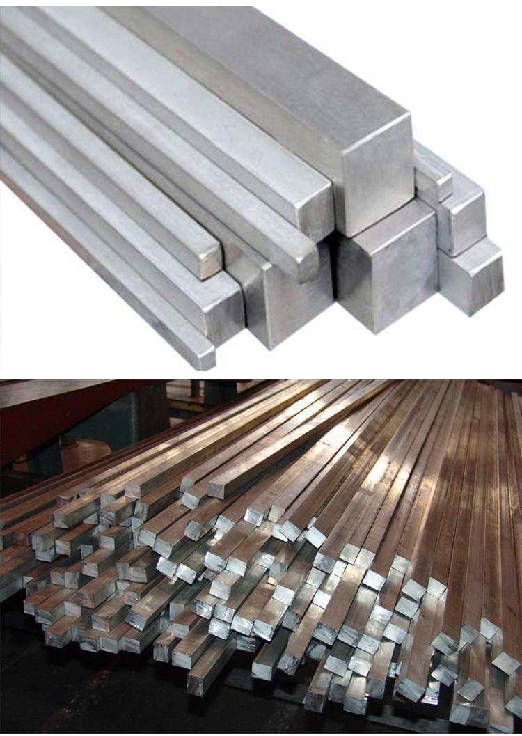 (不锈钢型材)304 316 不锈钢方钢 方棒 现货规格55*55 可零切