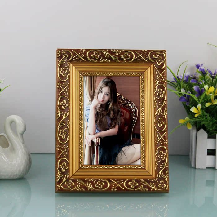 欧式高档实木相框 古典金色全家福相框 24寸30寸36寸 可定做301金