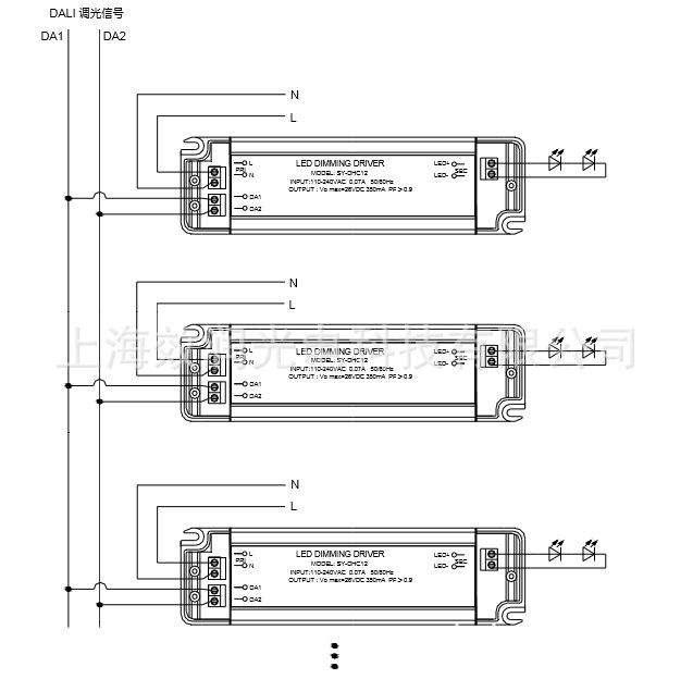 欧切斯告诉你:dali调光电源的工作原理是什么?_接线图分享