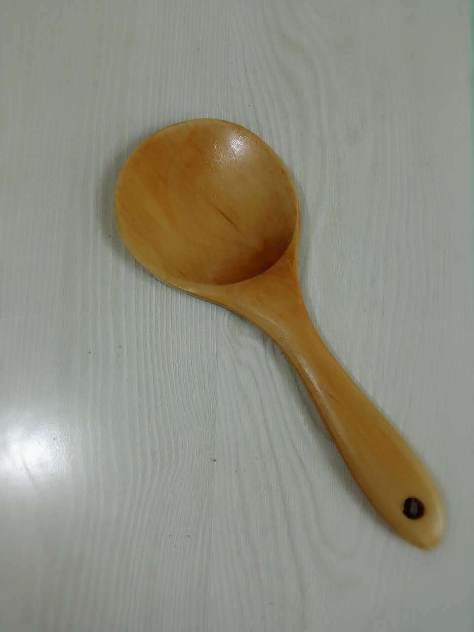 【厨房饭勺天然木质圆头中式木质饭勺子 尖尾勺 厂家直销 地摊货源】