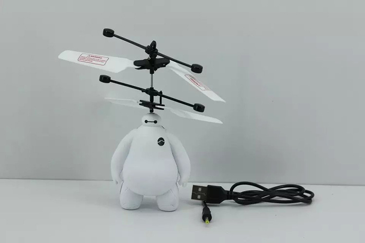 大白感应飞行器355a磨砂遥控飞机感应小黄人儿童玩具地摊热.