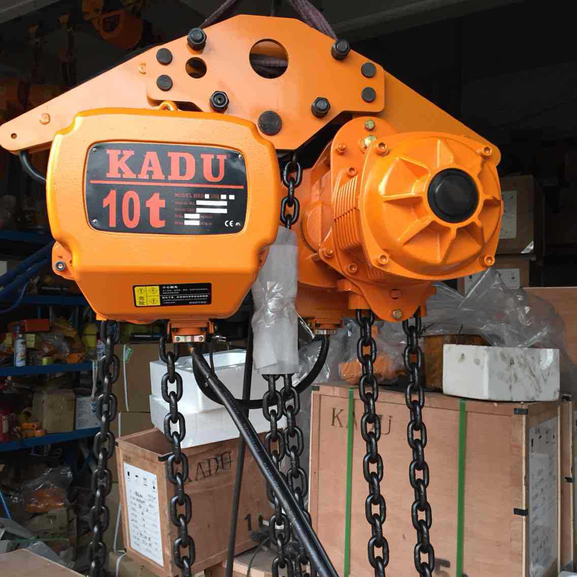 10吨电动葫芦穿轴式四环链电葫芦