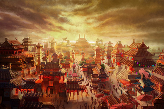 这些图片诠释着东方文明,更让都城本身熠熠生辉