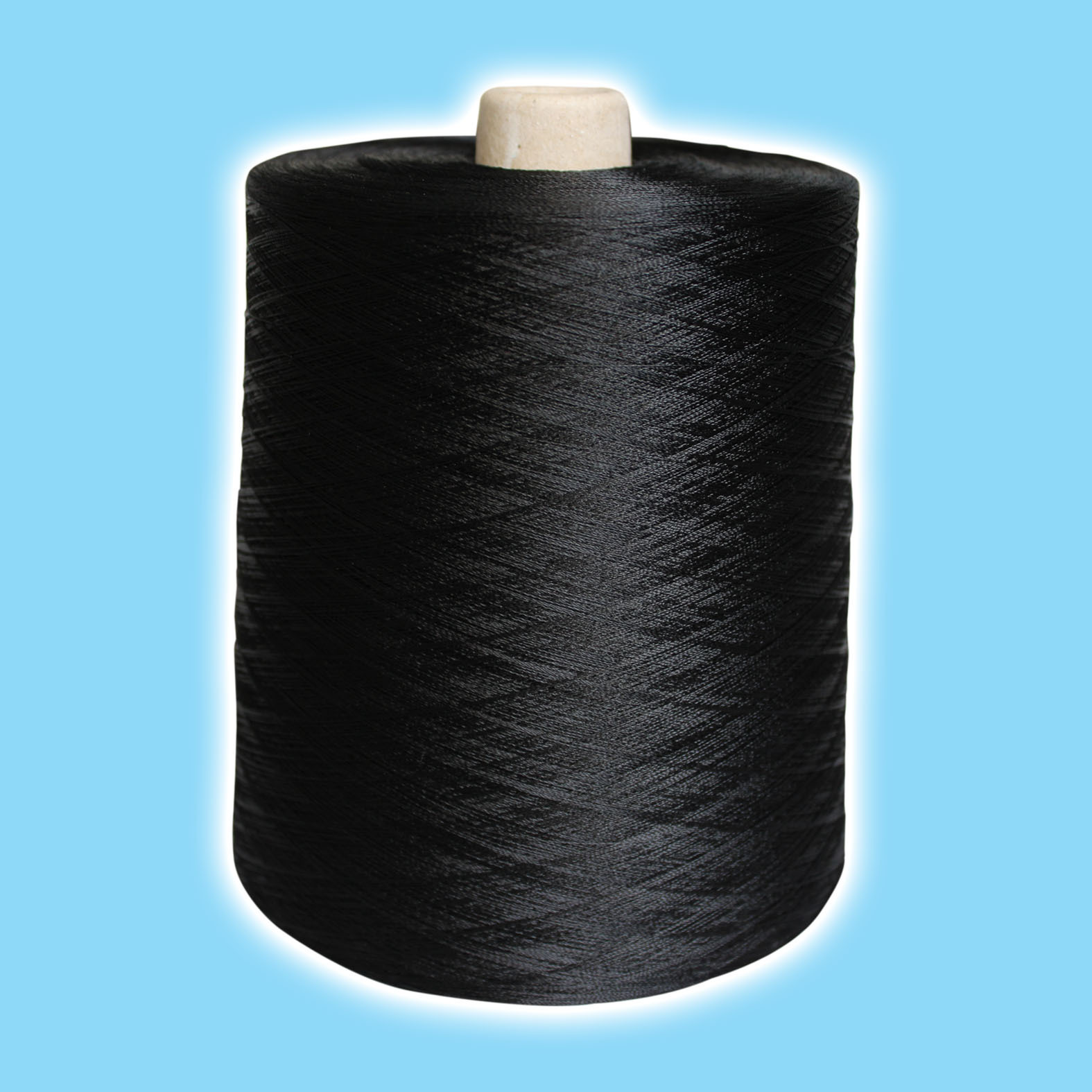 黑色人造丝合股线