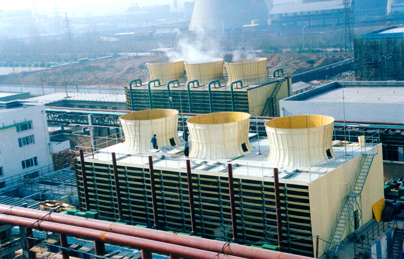 山东德州厂家批发新款玻璃钢冷却水塔 横流式冷却塔 玻璃钢冷水塔质优