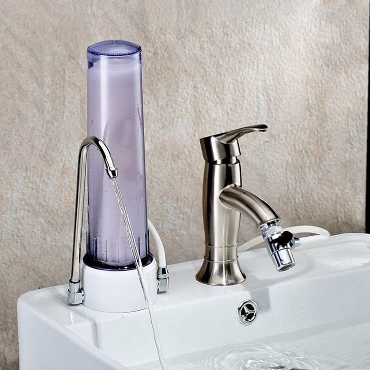 厂家批发 家用净水器 水龙头陶瓷净水机 透明台式 直饮净水器
