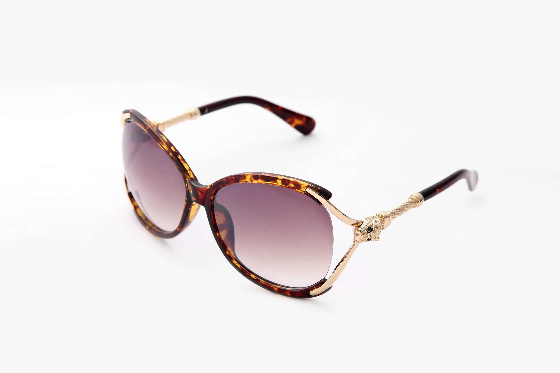 2014新款卡地亚狐狸豹头太阳镜欧美明星墨镜大牌遮阳太阳镜14968