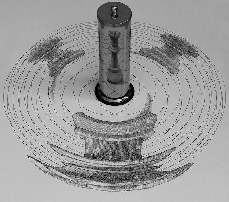 那些透过圆柱镜面的画