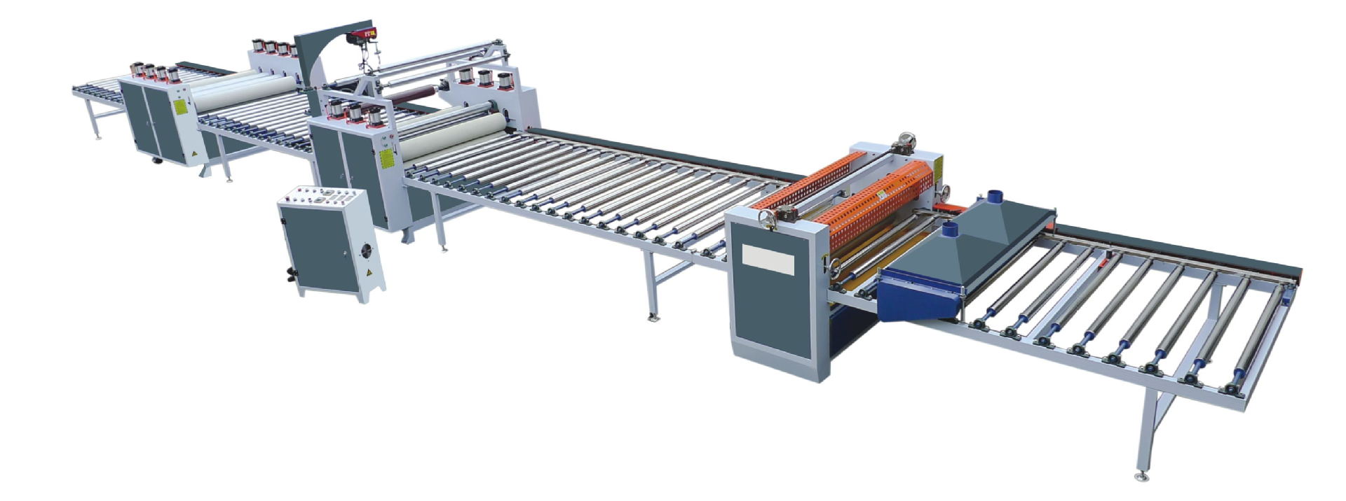 板材成套覆面成套设备,pur贴面机 ,贴纸机复合机