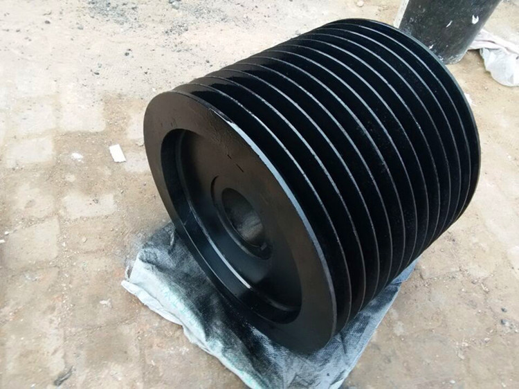 铸造铸铁大型皮带轮减速机球铁皮带盘 来图加工