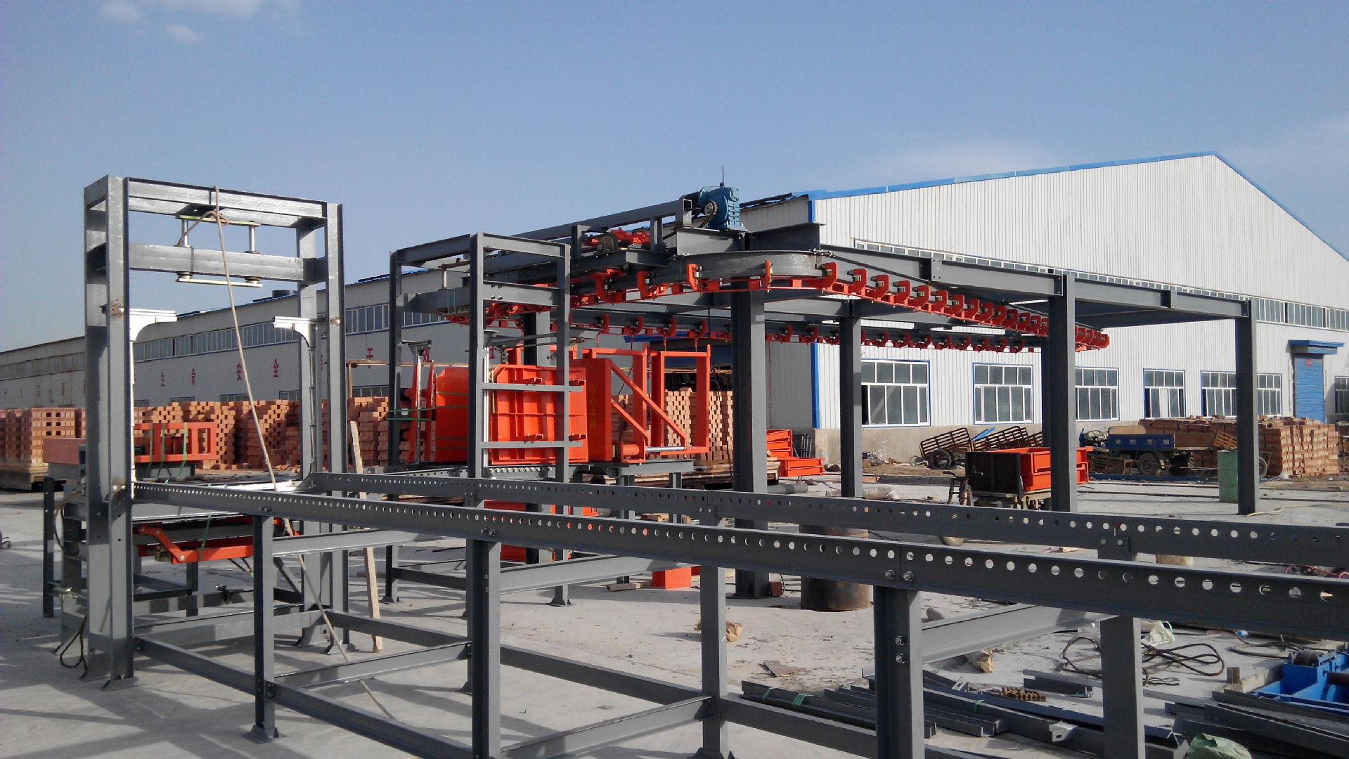 砖厂用 砖块打包机【采用德国进口打包头,可靠性高,故障率低】