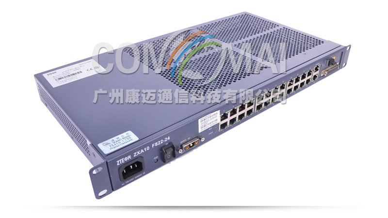 中兴zxa10 f822-24口fe宽带 24路pots电话onu设备epon/gpon zxa10