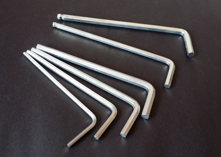 内六角扳手 1.5mm 2mm 2.5mm 3mm 4mm 5mm 6mm 8mm 10mm