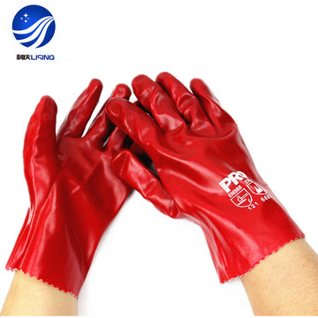 耐油红色加厚耐酸碱溶剂丁腈橡胶工业劳保手套橡胶手套-阿里巴巴