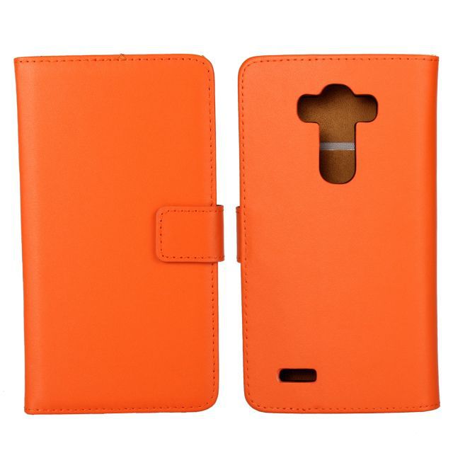 lg g4 平纹真皮钱包皮套 g4 左右