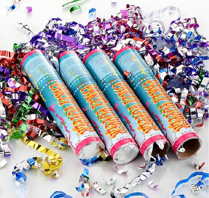 婚庆用品 酒店 酒巴 便携珍秀小型礼花/礼炮 20cm兰彩包