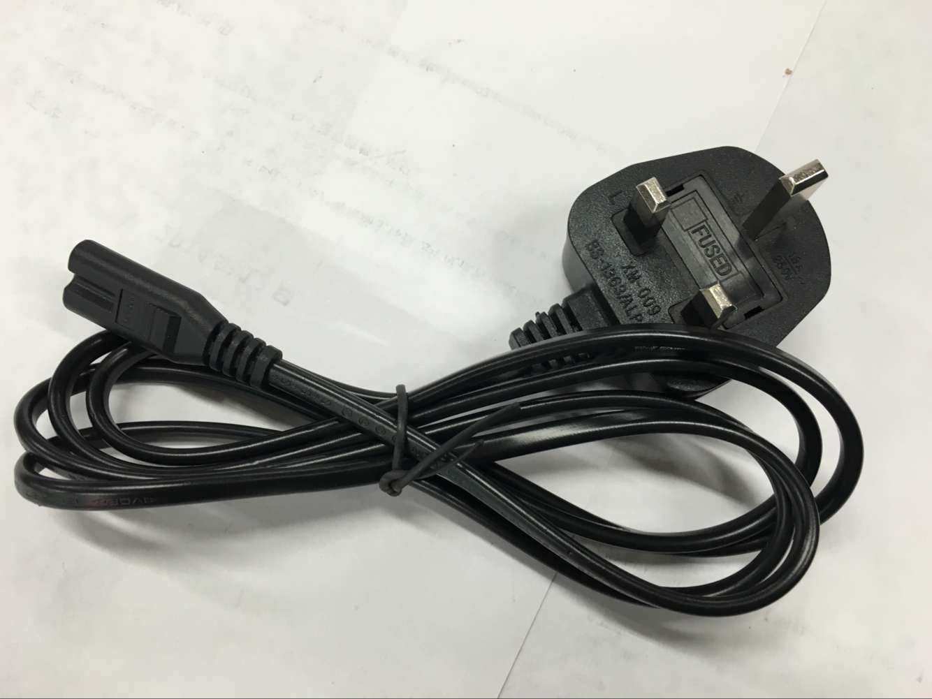 5m大英规八字尾电源线 英标八字尾电源线 大英式线