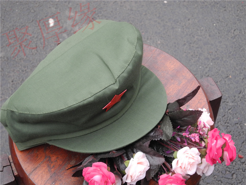 舞台表演道具红卫兵新四军八路军帽 孙俪同款女兵贝雷帽 演出服装