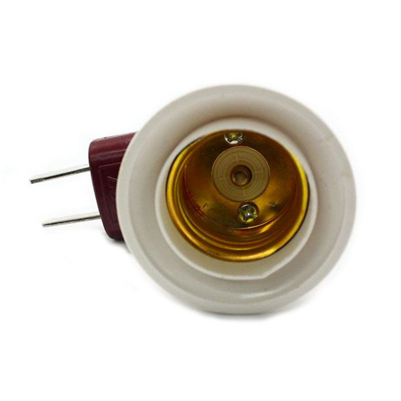 厂家直销 烟斗型带开关插壁式灯头 e27螺口灯座 直接上节能灯