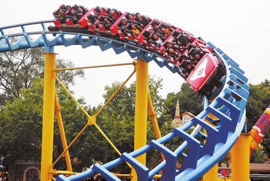 四环过山车 选购过山车请认准央企 游乐设备中央企业 雄厚实力