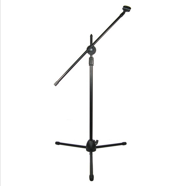 厂家直供 ami金属落地麦克风支架 三脚话筒架 可升降