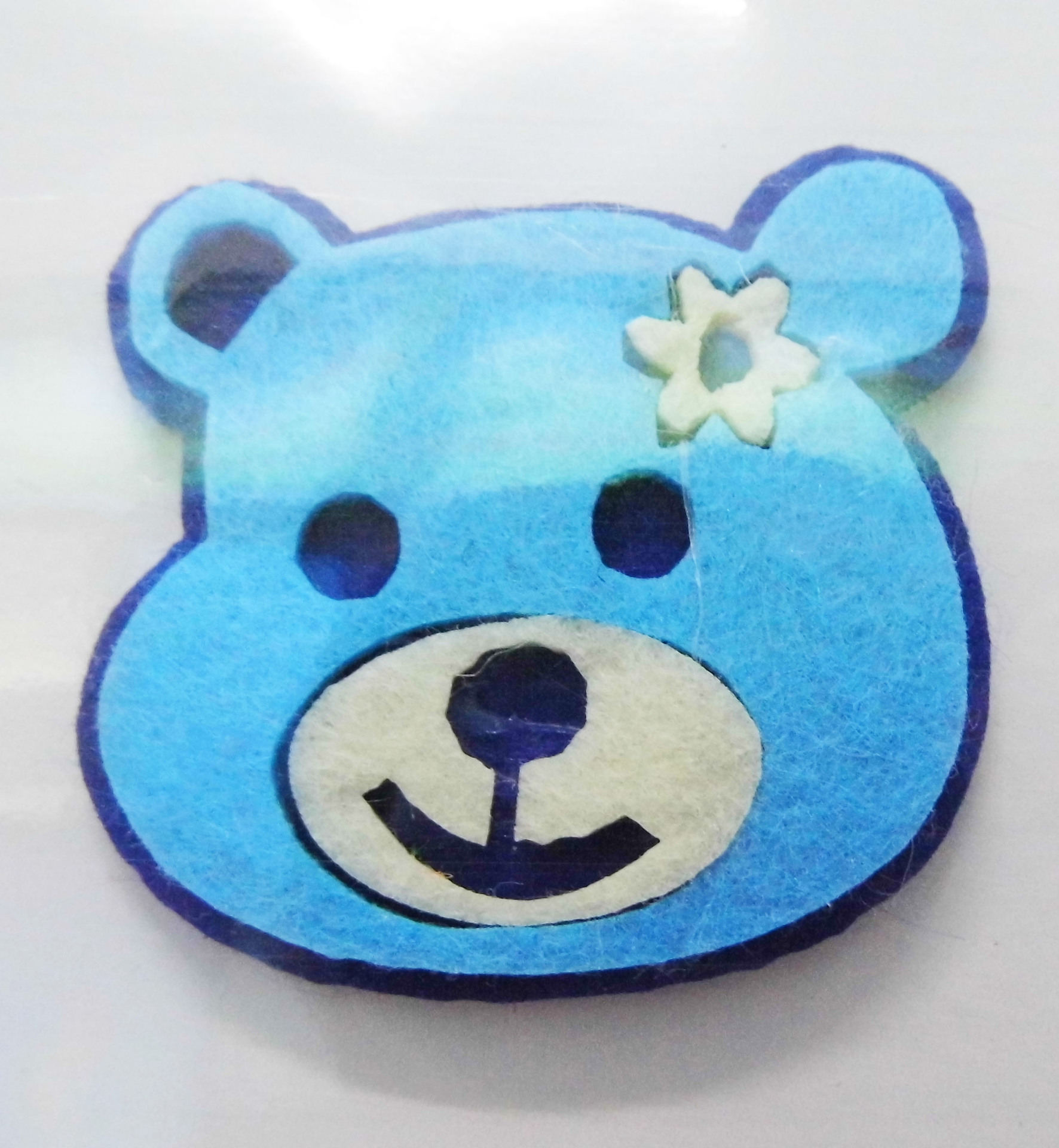 厂家供应新款可爱小熊头饰品配饰无纺布帽子