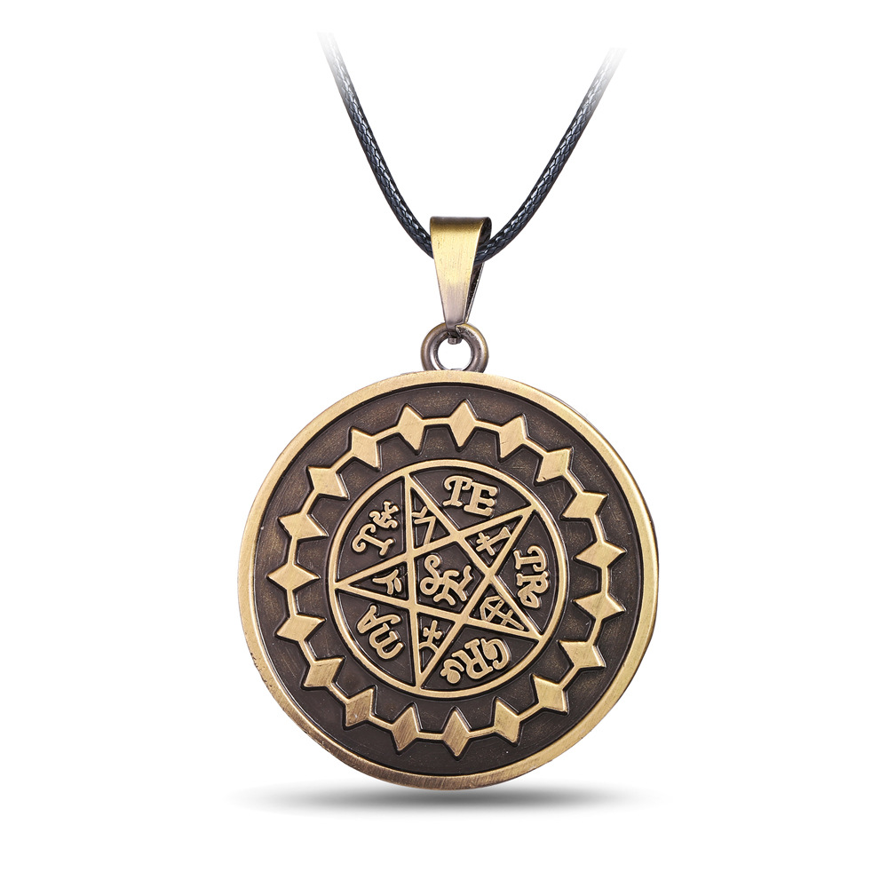 动漫 黑执事black bulter 夏尔塞巴斯奥多之眼 契约标志 古铜项链