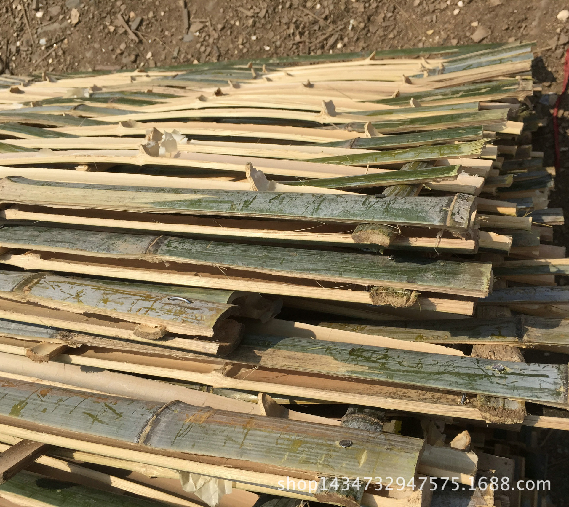 脚手片 竹跳板 竹笆0.8x1.2米 钉子包头型 安吉直供