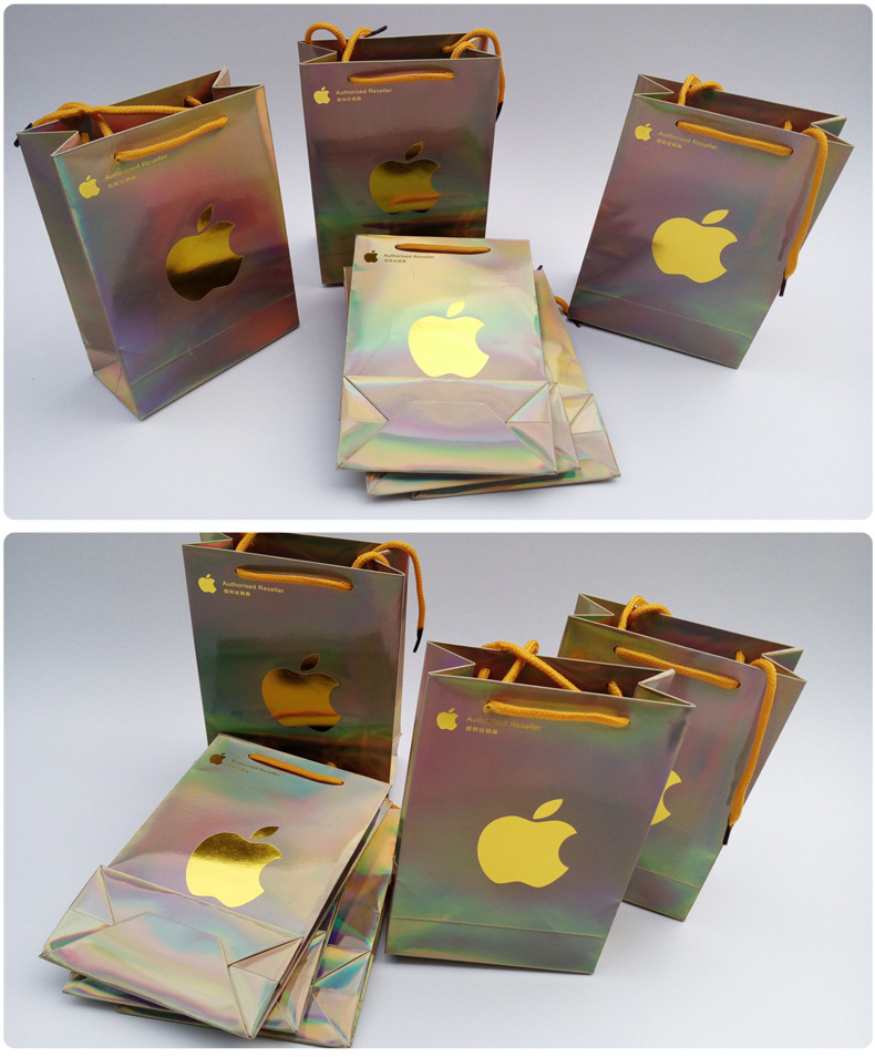 厂家直销 手机手提袋 苹果纸袋 iphone6s纸袋 现货批发 支持定制