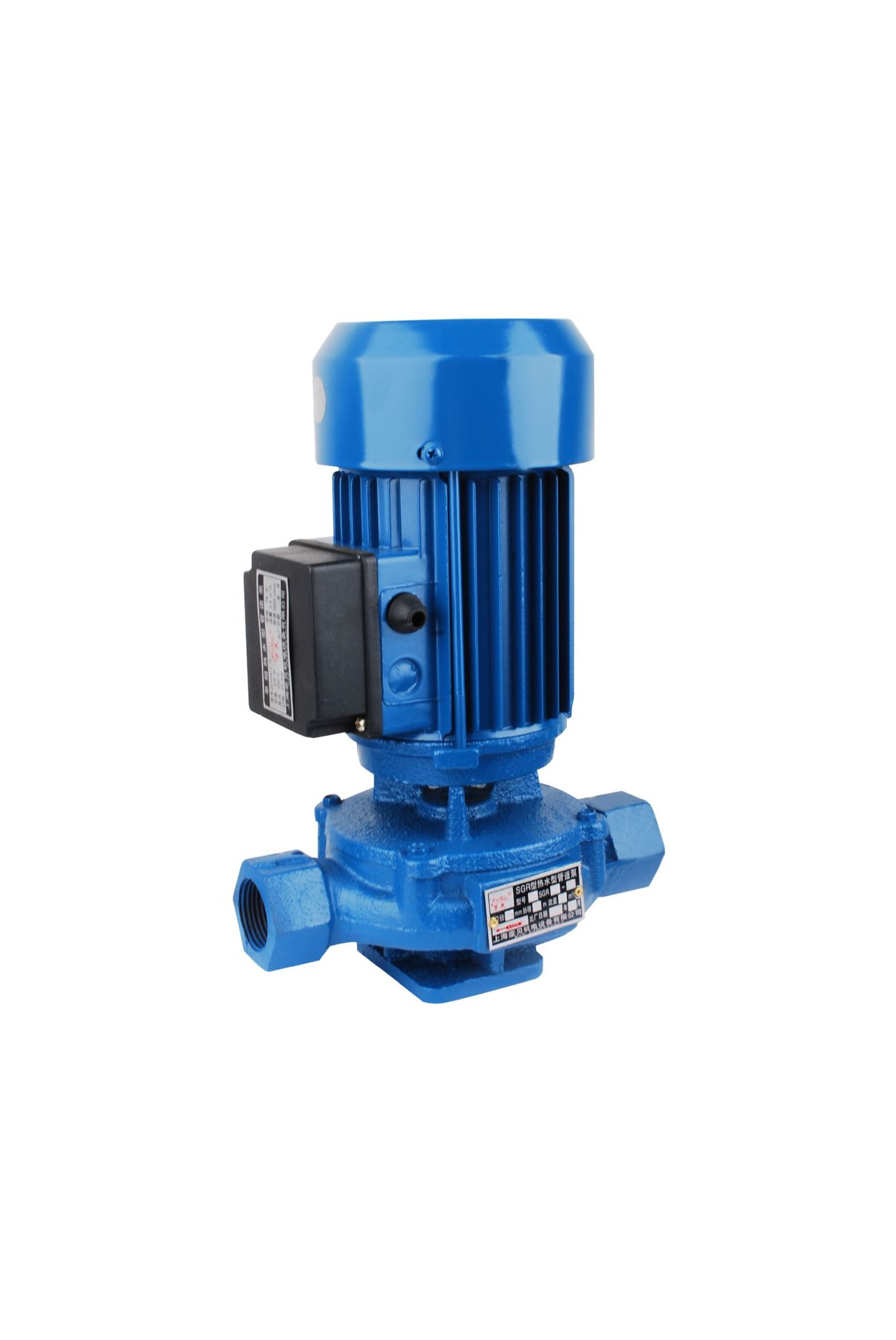 万民sgr热水型单级单吸丝口管道泵离心增压泵锅炉循环泵加压泵