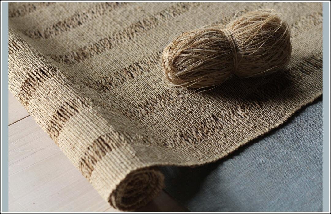 粗麻宽条,宽45厘米,茶席布,手工布,花布,全苎麻